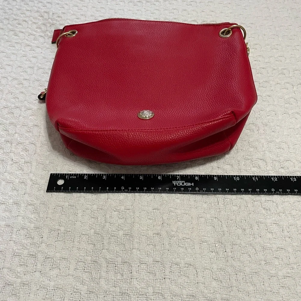 Carlos‎ by Carlos Santana Red and Gold Crossbody Bag~Faux Leather